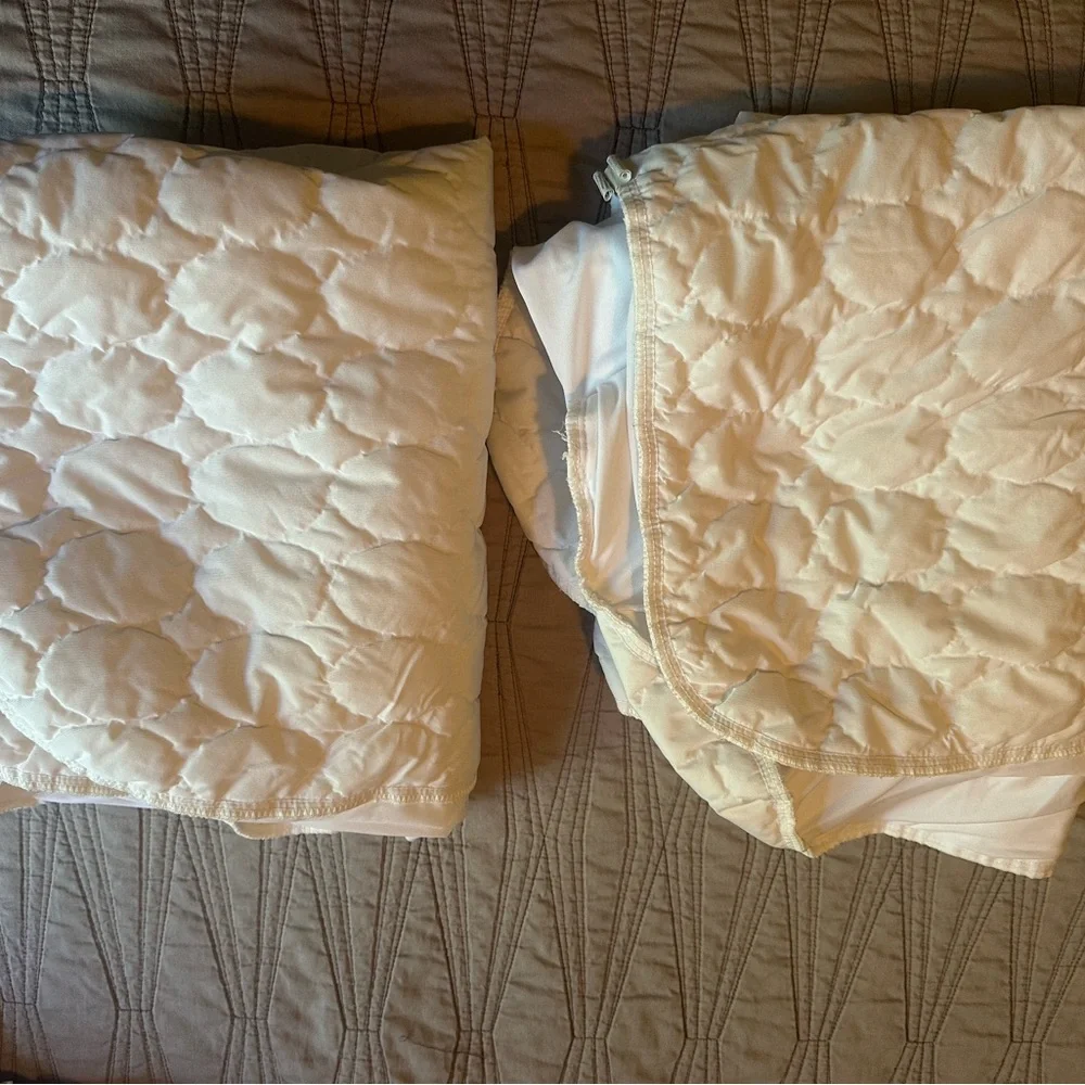 TWO Crib Mattress Protector Pad Waterproof Covers
